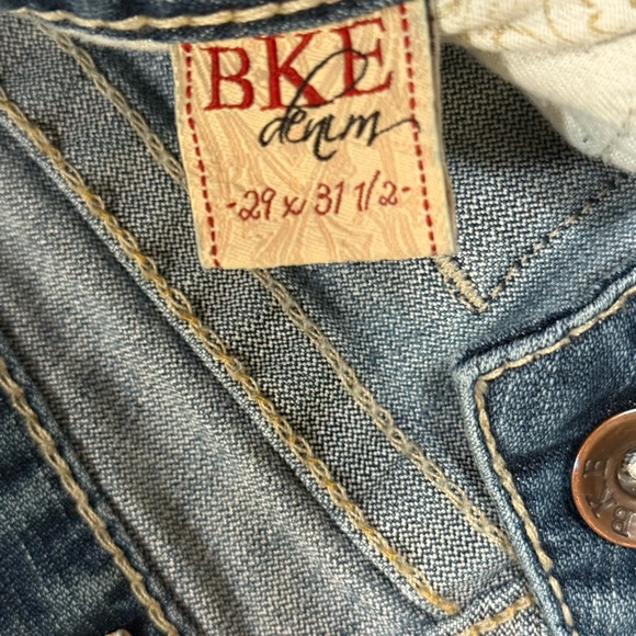 BKE Women’s Bootcut Jeans in Blue - Picture 4 of 8